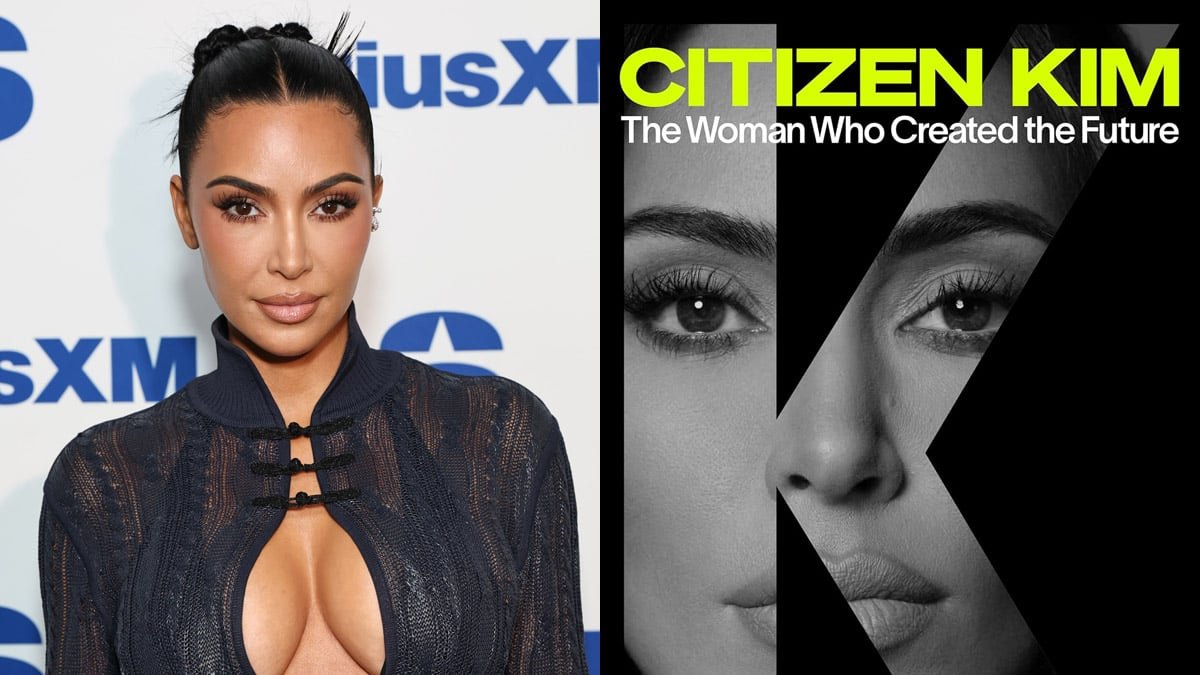 Kim Kardashian stock photo and Citizen Kim book cover