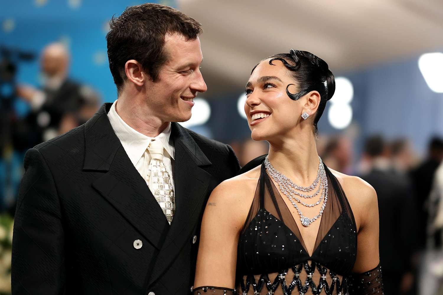Callum Turner and Dua Lipa attend the 2025 Met Gala on May 5, 2025, in New York City.