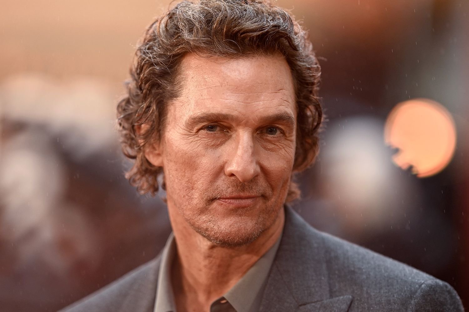 Matthew McConaughey looking at the camera